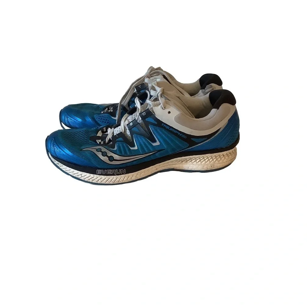 Saucony Freedom ISO Everun Running Shoes Men’s 8 Blue Stability Trainer